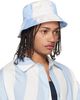 JACQUEMUS JACQUEMUS Blue & Off-White 'The Baluchon' Bucket Hat - 2