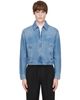 JACQUEMUS JACQUEMUS Blue 'La Veste de-Nîmes Canevas' Denim Jacket - 1