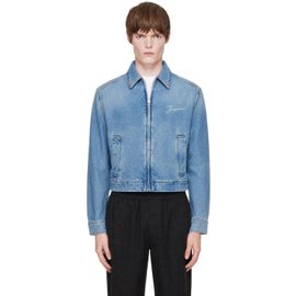 JACQUEMUS JACQUEMUS Blue 'La Veste de-Nîmes Canevas' Denim Jacket