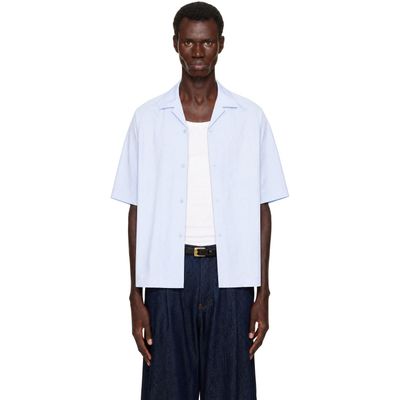 JACQUEMUS JACQUEMUS Blue Le Paysan 'The Fonccio' Shirt