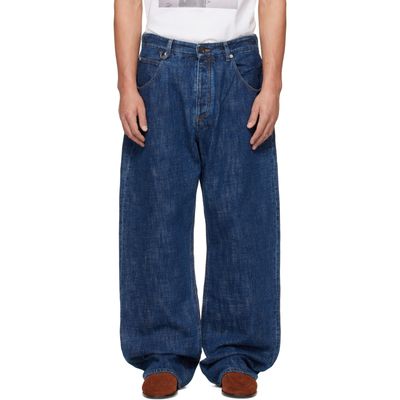 JACQUEMUS JACQUEMUS Blue 'The de-Nîmes Tempo' Jeans