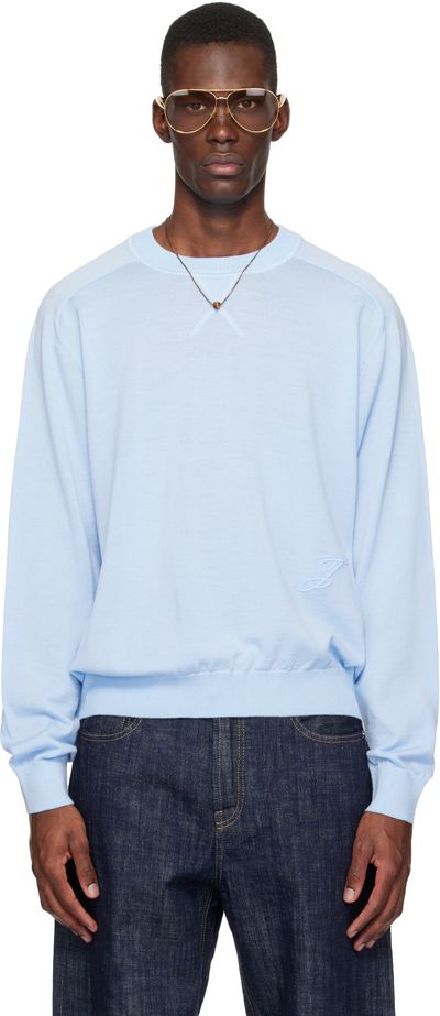 JACQUEMUS JACQUEMUS Blue 'The J' Sweater
