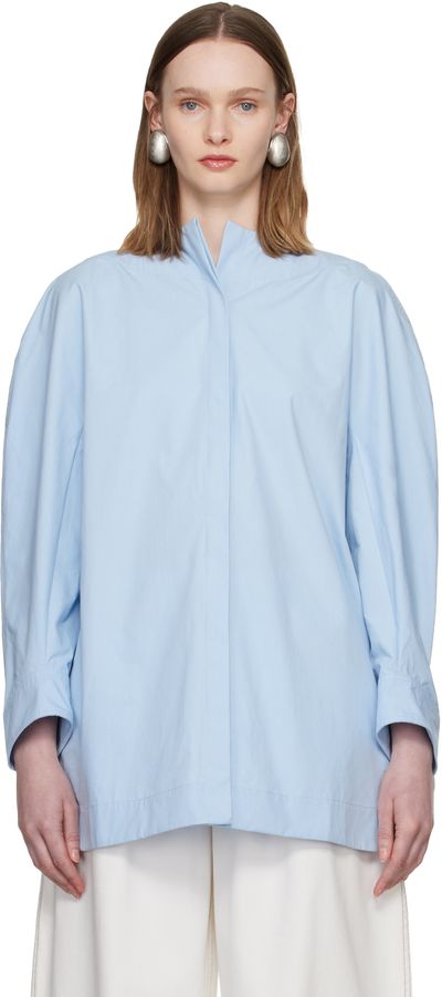 JACQUEMUS JACQUEMUS Blue 'The Pittore' Shirt