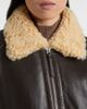 Jacquemus Jacquemus Bombardier shearling-trimmed leather bomber jacket - 4