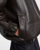 Jacquemus Jacquemus Bombardier shearling-trimmed leather bomber jacket - 5
