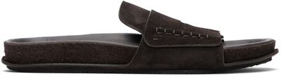JACQUEMUS JACQUEMUS Brown La Croisière Loafer Sandals