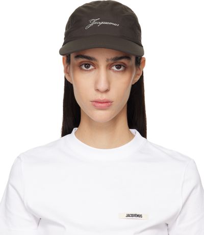 JACQUEMUS JACQUEMUS Brown 'The Baluchon' Baseball Cap