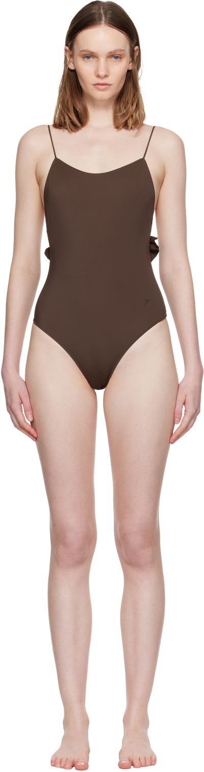 JACQUEMUS JACQUEMUS Brown 'The Cabana' Swimsuit