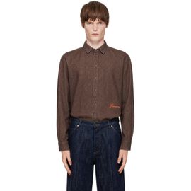 JACQUEMUS JACQUEMUS Brown 'The de-Nîmes Simon' Denim Shirt
