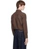 JACQUEMUS JACQUEMUS Brown 'The de-Nîmes Simon' Denim Shirt - 3