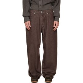 JACQUEMUS JACQUEMUS Brown 'The de-Nîmes Tempo' Jeans