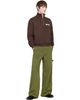 JACQUEMUS JACQUEMUS Brown 'The Gros Grain zipped-rollneck' Sweatshirt - 4