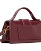 JACQUEMUS JACQUEMUS Burgundy 'The Bambino' Bag - 3