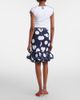 Jacquemus Jacquemus Cabana printed cotton poplin midi skirt - 6