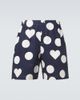Jacquemus Jacquemus CaleÃ§on polka-dot cotton poplin shorts - 1