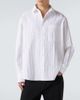 Jacquemus Jacquemus Camargue embroidered striped cotton shirt - 3