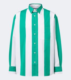 Jacquemus Jacquemus Camargue striped cotton poplin shirt