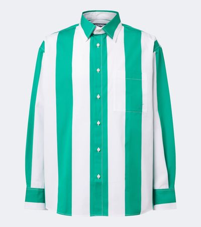 Jacquemus Jacquemus Camargue striped cotton poplin shirt