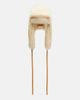 Jacquemus Jacquemus Chapka leather-trimmed shearling hat - 1