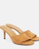 Jacquemus Jacquemus Cubisto 70 croc-effect suede mules - 1