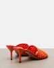 Jacquemus Jacquemus Cubisto woven raffia-effect mules - 3