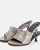 Jacquemus Jacquemus Doubles snake-effect leather mules - 4