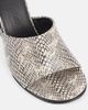 Jacquemus Jacquemus Doubles snake-effect leather mules - 5