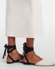 Jacquemus Jacquemus Embroidered canvas flats - 2