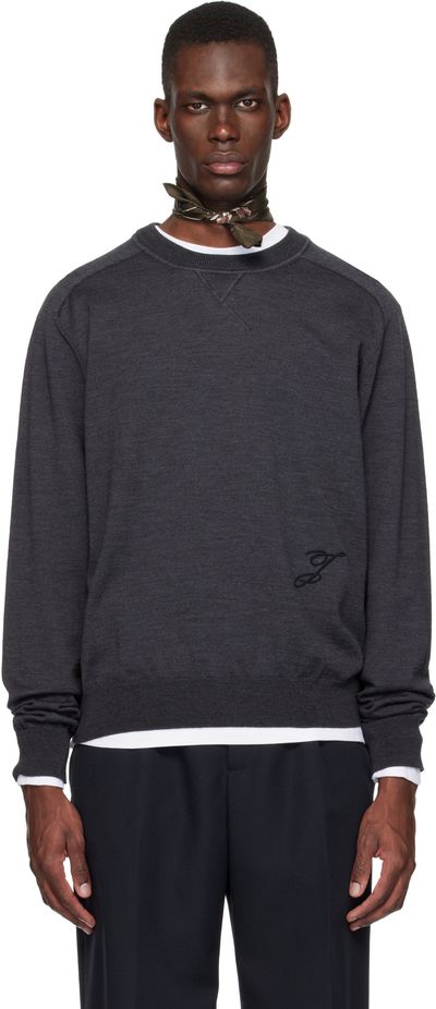JACQUEMUS JACQUEMUS Gray 'The J' Sweater