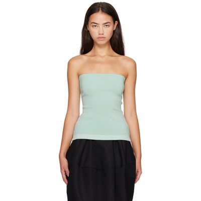 JACQUEMUS JACQUEMUS Green 'The Sera knit' Tube Top