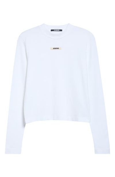 Jacquemus Jacquemus Gros Grain Long Sleeve Top