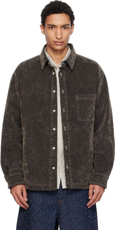 JACQUEMUS JACQUEMUS Khaki 'The Boulanger' Denim Shirt