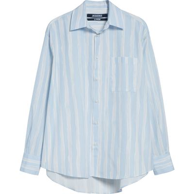 Jacquemus Jacquemus La Chemise Camargue Cotton Button-Up Shirt