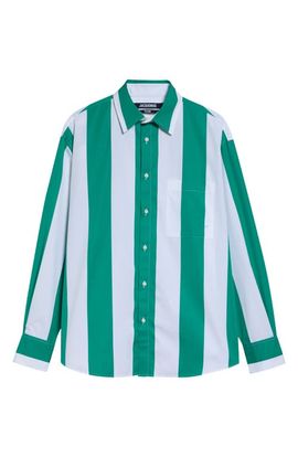 Jacquemus Jacquemus La Chemise Camargue Stripe Button-Up Shirt