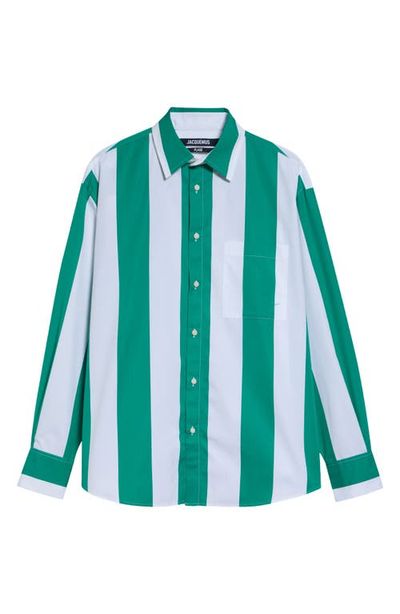 Jacquemus Jacquemus La Chemise Camargue Stripe Button-Up Shirt