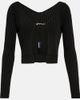 Jacquemus Jacquemus La Maille Pralù Longue logo cardigan - 1