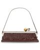 Jacquemus Jacquemus La Pochette Salon Croc Embossed Patent Leather Clutch - 2