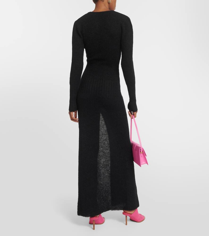 jacquemus dao stretch-knit maxi dress Jacquemus Dao Stretch-knit Maxi Dress in Blue