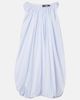 Jacquemus Jacquemus Lavande gathered striped midi dress - 1