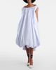 Jacquemus Jacquemus Lavande gathered striped midi dress - 2