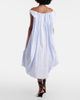 Jacquemus Jacquemus Lavande gathered striped midi dress - 3