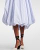 Jacquemus Jacquemus Lavande gathered striped midi dress - 5