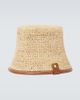Jacquemus Jacquemus Le Bob Soli raffia bucket hat - 4