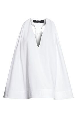 Jacquemus Jacquemus Le Haut Norma Cotton Trapeze Top
