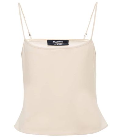 Jacquemus Jacquemus Le Haut Tangelo wool-blend tank top
