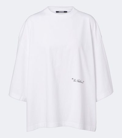 Jacquemus Jacquemus Le Palmier printed cotton jersey T-shirt