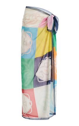 Jacquemus Jacquemus Le Pareo Hippocampe CottonSilk Pareo