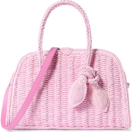 Jacquemus Jacquemus Le Petit Turismo Raffia Bowling Bag