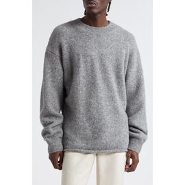 Jacquemus Jacquemus Le Pull Jacquard Logo Brushed Alpaca & Merino Wool Blend Sweater
