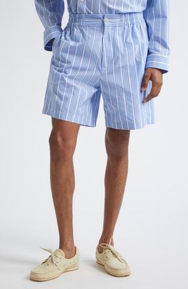 Jacquemus Jacquemus Le Short Aloe Stripe Shorts